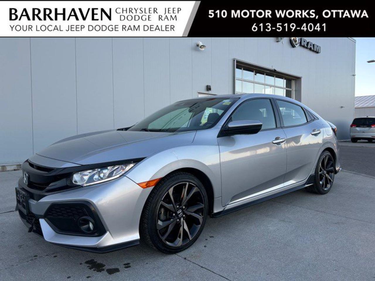 Used 2017 Honda Civic Hatchback Sport w/Honda Sensing | Low KM's for sale in Ottawa, ON