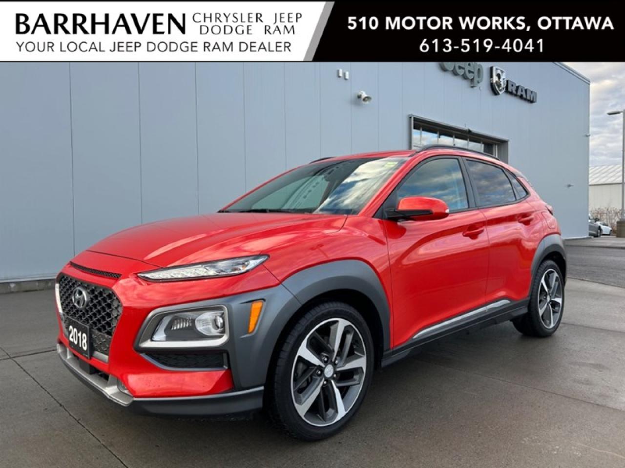 Used 2018 Hyundai KONA 1.6T Ultimate AWD | Low KM's for sale in Ottawa, ON