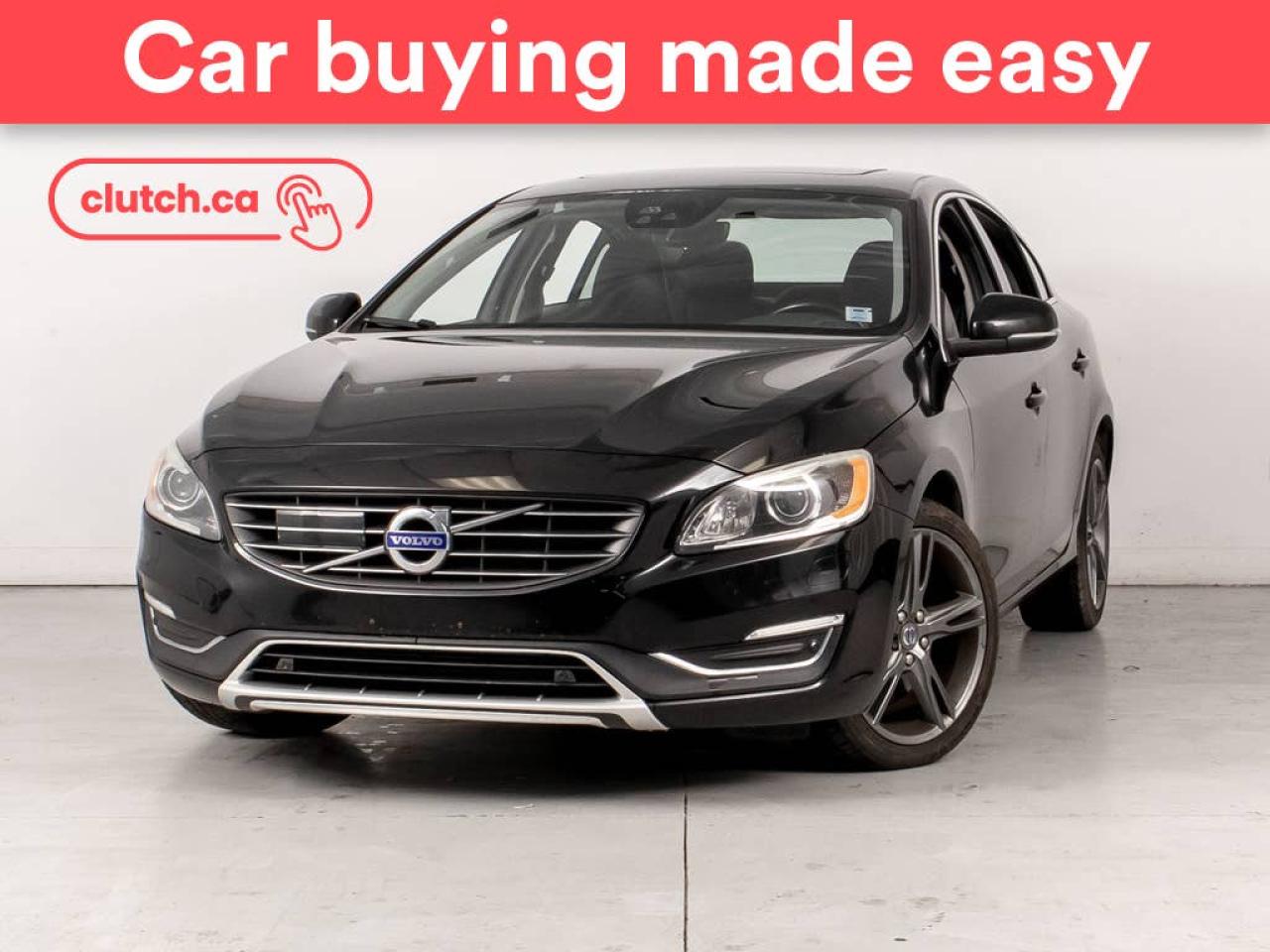 Used 2016 Volvo S60 T5 w/ Sunroof, Leather, Backup Cam for sale in Bedford, NS