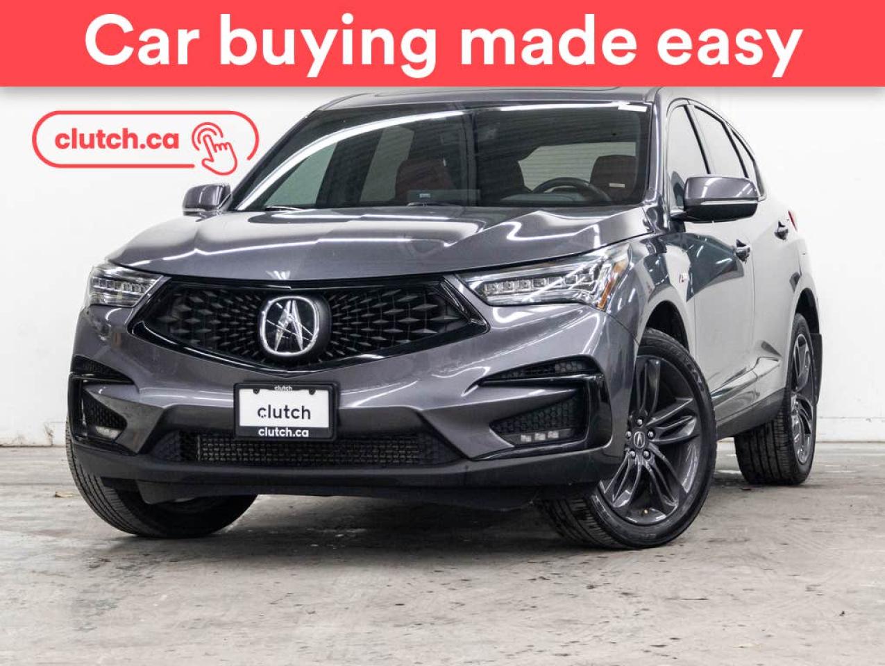 Used 2020 Acura RDX A-Spec AWD w/ Apple CarPlay & Android Auto, Panoramic Moonroof, Nav for sale in Toronto, ON