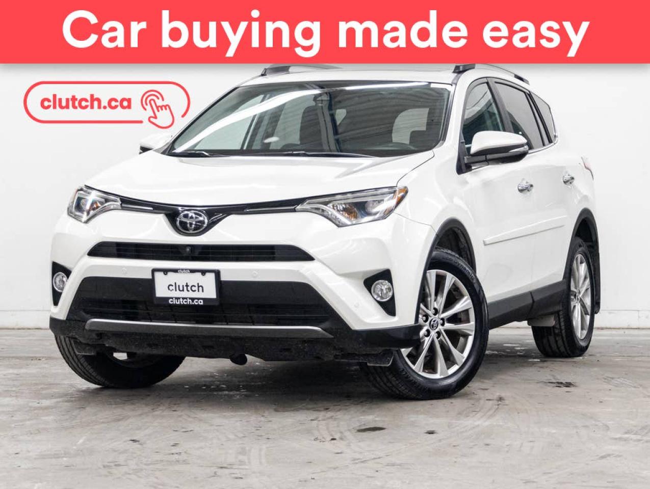 Used 2017 Toyota RAV4 Limited AWD w/ Heated Front Seats, Power Moonroof, Rearview Cam for sale in Toronto, ON