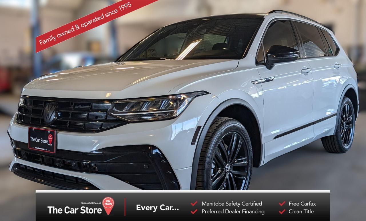 Used 2022 Volkswagen Tiguan R-Line Black Edition|1 Owner/0 Accident/Warranty for sale in Winnipeg, MB