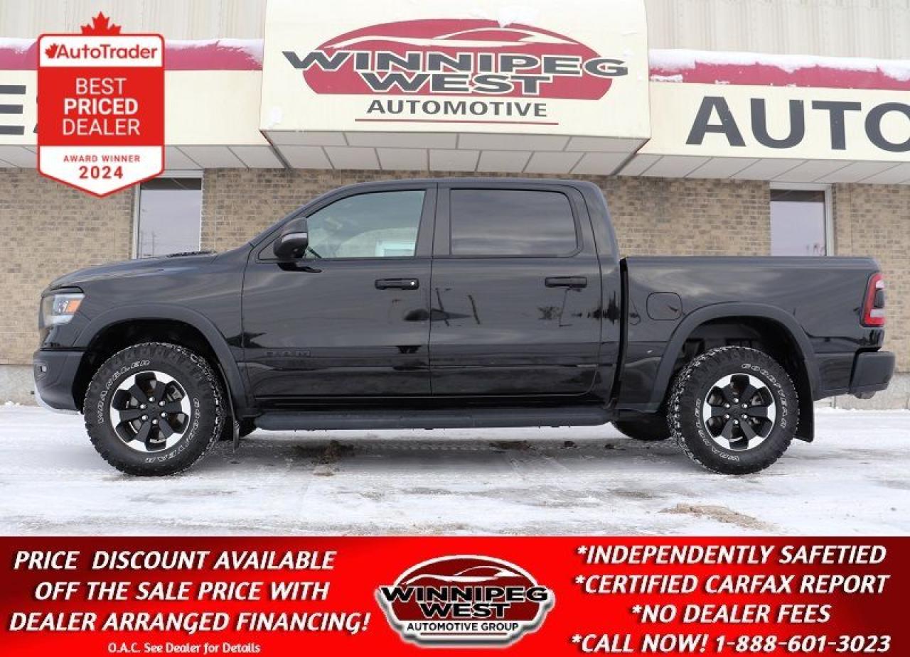 Used 2023 RAM 1500 REBEL SPORT 5.7L HEMI 4X4, LOADED & LIKE NEW!! for sale in Headingley, MB