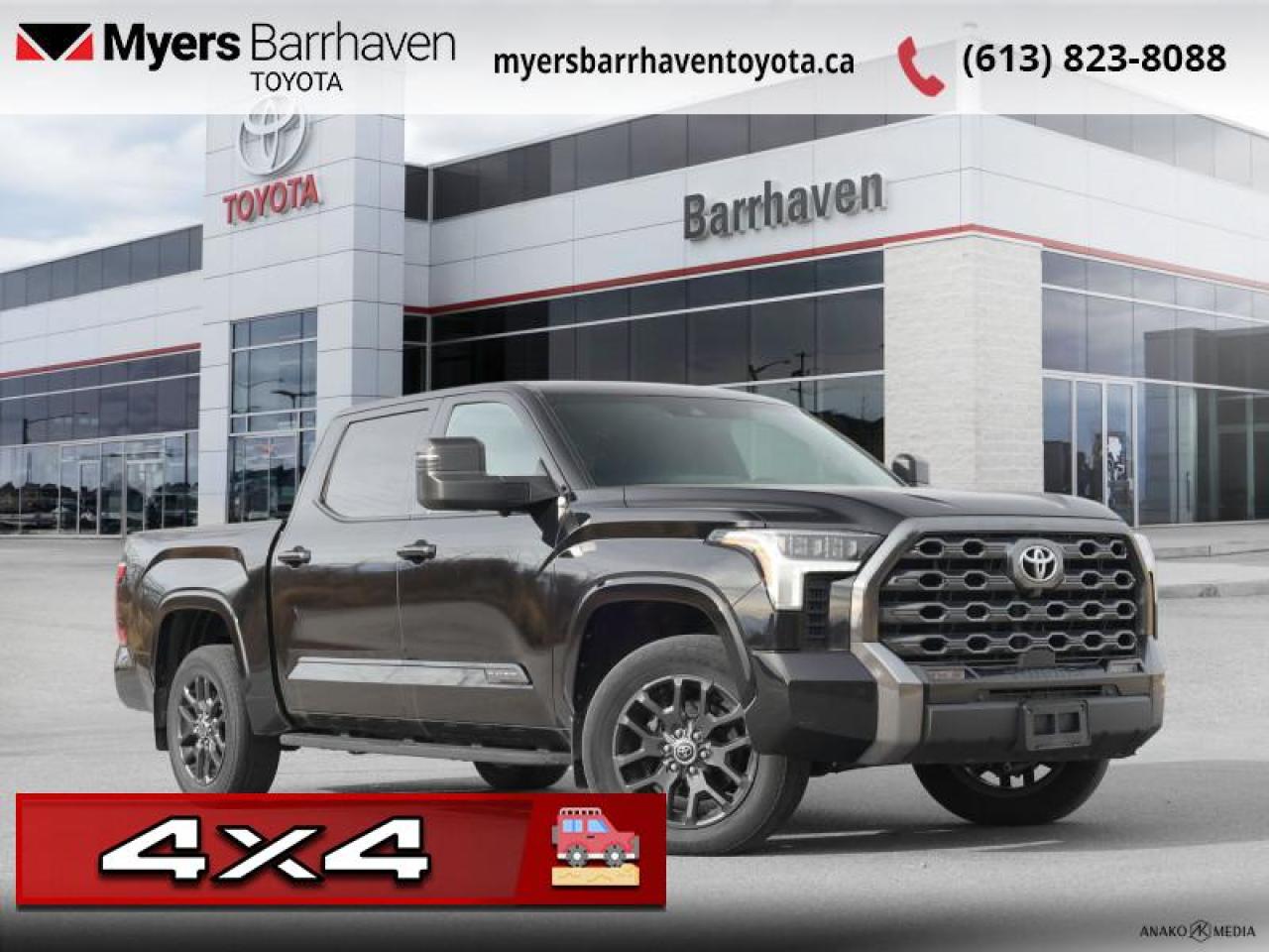 Used 2022 Toyota Tundra Platinum  - Sunroof -  Cooled Seats - $475 B/W for sale in Ottawa, ON