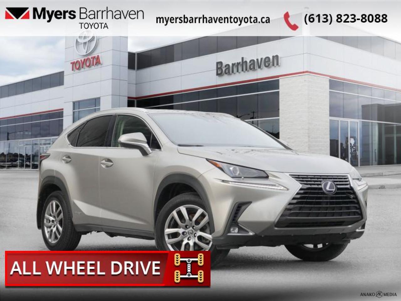 Used 2021 Lexus NX 300h Auto  - Hybrid -  Moonroof - $313 B/W for sale in Ottawa, ON