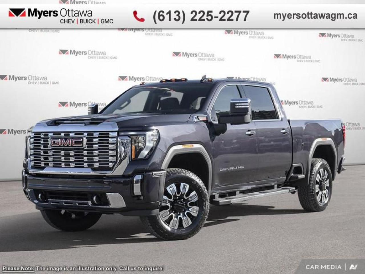 New 2025 GMC Sierra 2500 HD Denali  SIERRA 2500 DENALI, 6.6 DIESEL, 5TH WHEEL PREP for sale in Ottawa, ON