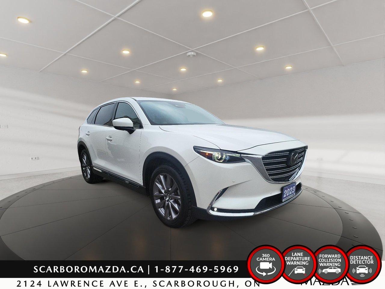 Used 2023 Mazda CX-9 7PASSENGER|360CAMERA|NAV|AWD|1 OWNER CLEAN CARFAX for sale in Scarborough, ON