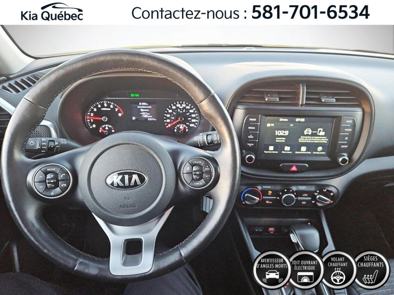 Used 2020 Kia Soul EX+ * TOIT* SIEGES CHAUFFANTS* ANGLES MORTS* for sale in Québec, QC