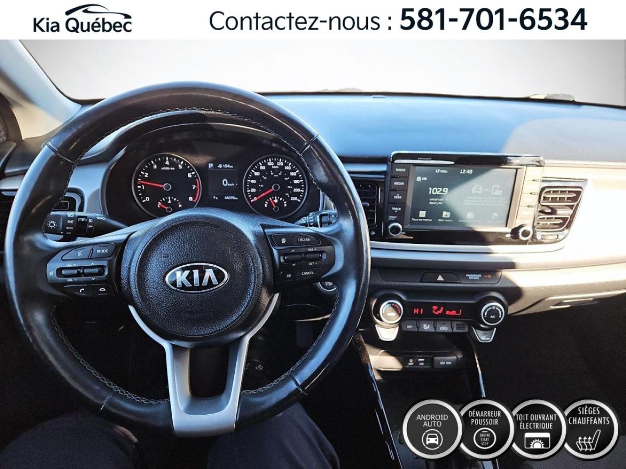 Used 2020 Kia Rio5 EX * TOIT* BOUTON POUSSOIR* CARPLAY* CAMERA* for sale in Québec, QC