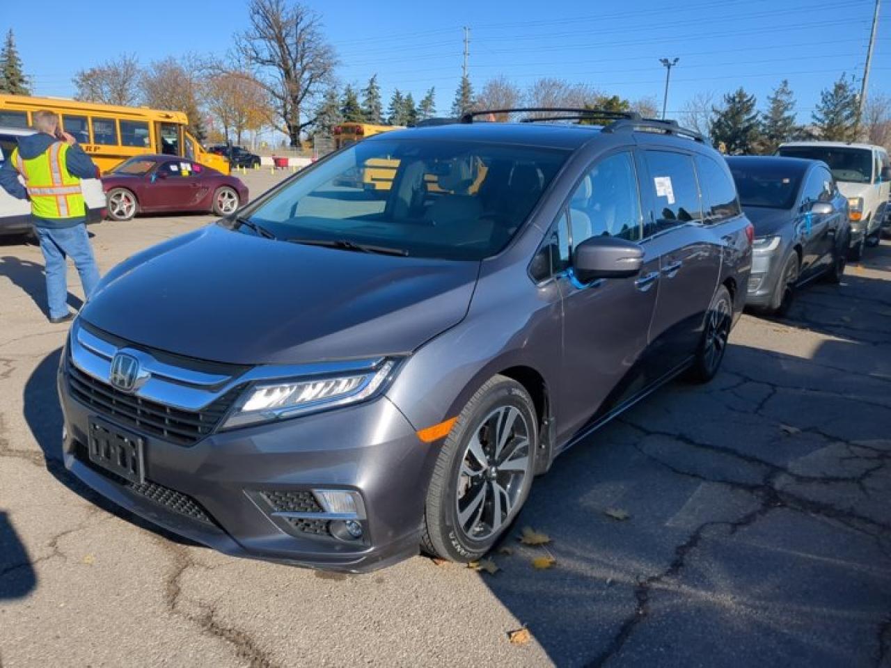 Used 2020 Honda Odyssey Touring  - Leather | Sunroof | Nav | DVD | Heated + Vented Seats | Heated Steering | Honda VAC for sale in Guelph, ON