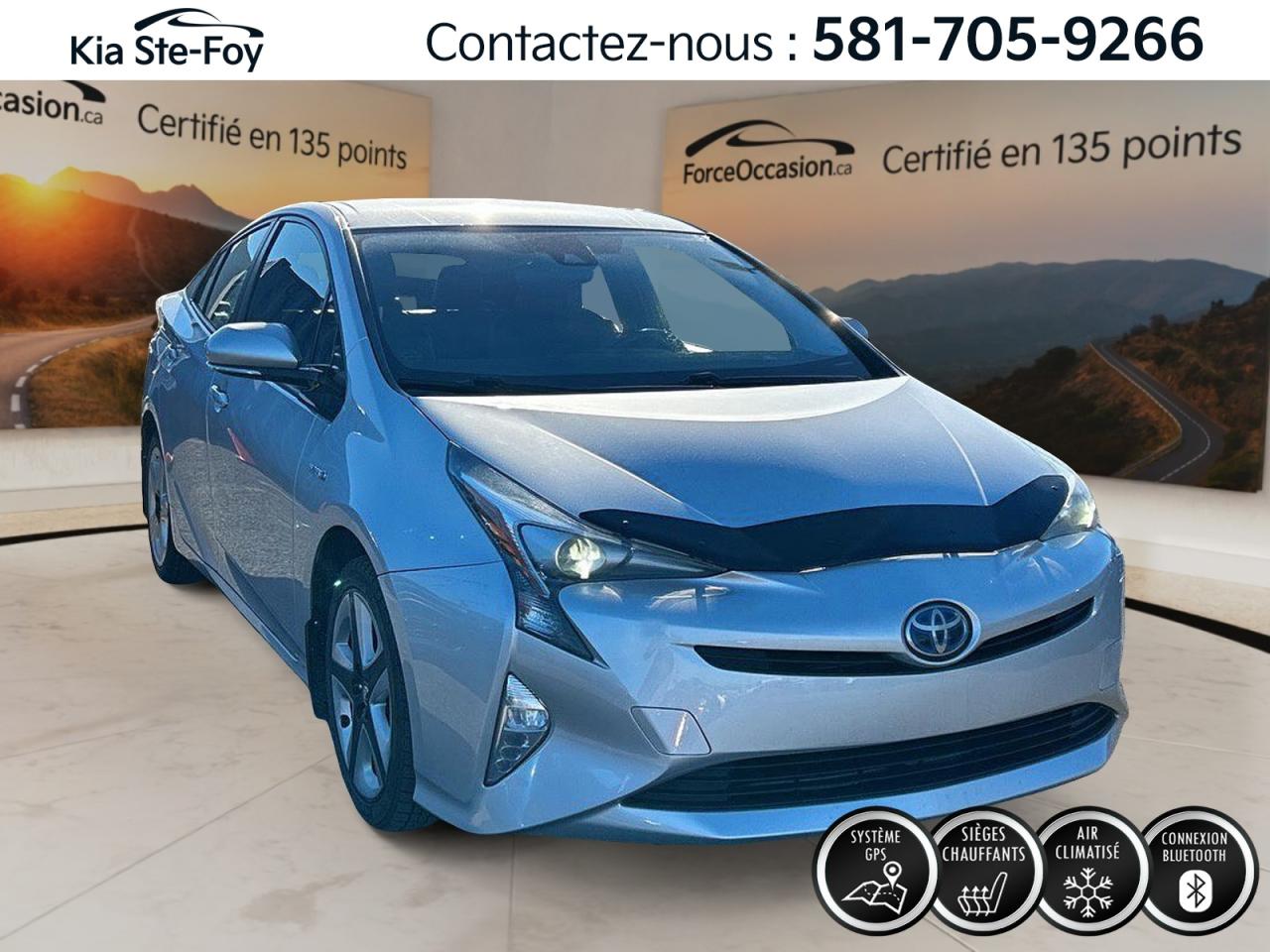 Used 2018 Toyota Prius TOURING* GPS* CUIR* SIEGES CHAUFFANTS* CAMERA* for sale in Ste-Foy, QC