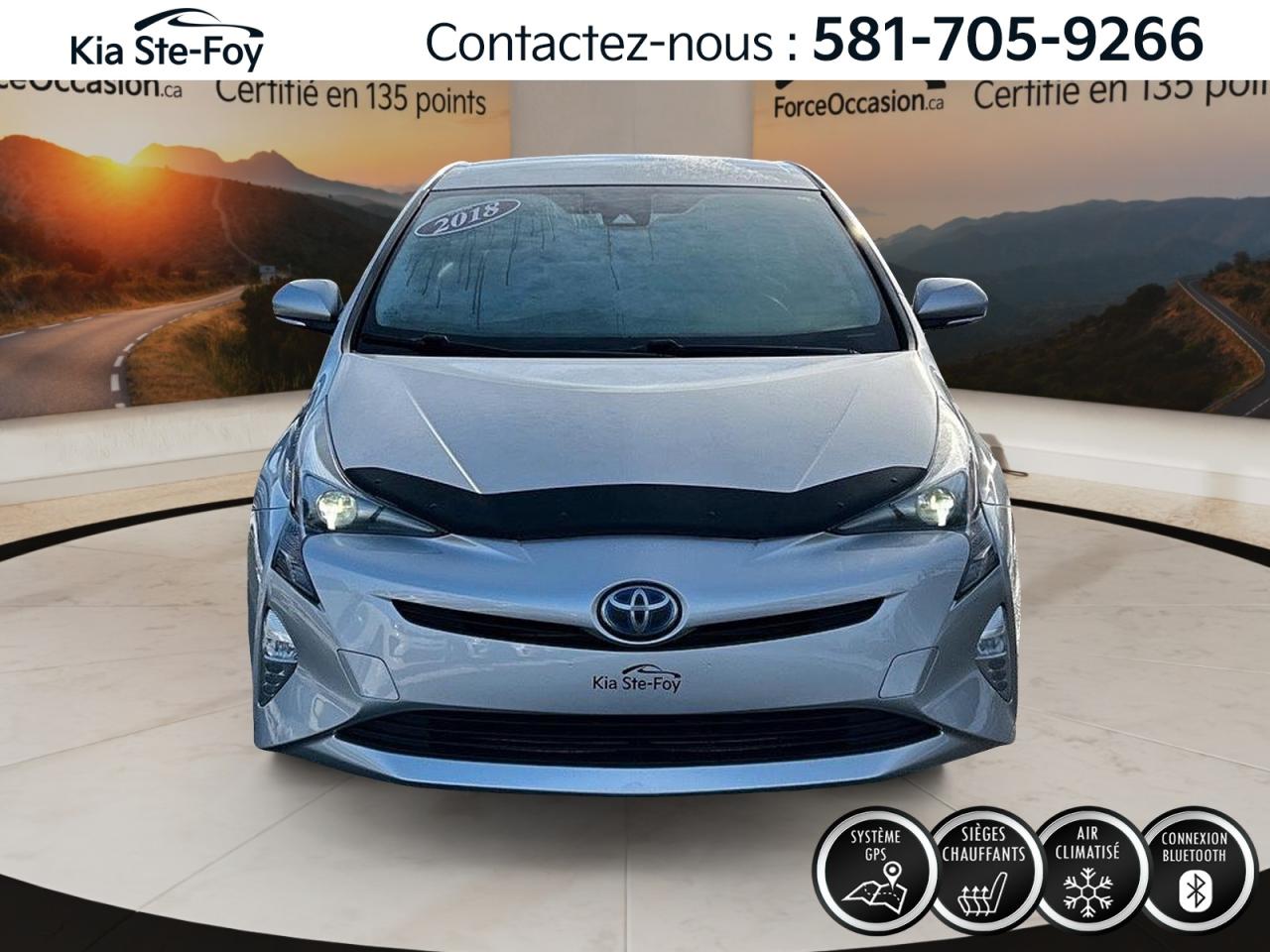 Used 2018 Toyota Prius TOURING* GPS* CUIR* SIEGES CHAUFFANTS* CAMERA* for sale in Ste-Foy, QC