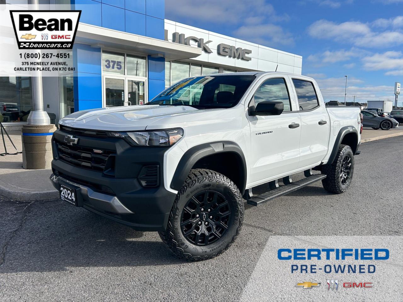 Used 2024 Chevrolet Colorado Trail Boss 2.7L 4 CYL WITH REMOTE START/ENTRY, ADAPTIVE CRUISE CONTROL, HITCH GUIDANCE, HD SURROUND VISION for sale in Carleton Place, ON