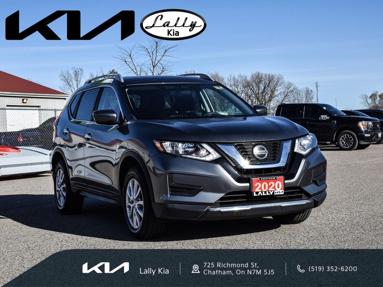 Used 2020 Nissan Rogue S AWD, CD player, Heated front seats, NissanConnect featuring Apple CarPlay and Android Auto for sale in Chatham, ON