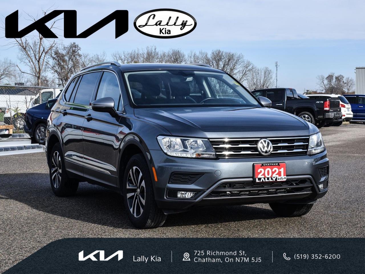 Used 2021 Volkswagen Tiguan Comfortline ONE OWNER/AWD/POWER LIFTGATE/HEATED FRONT SEATS for sale in Chatham, ON