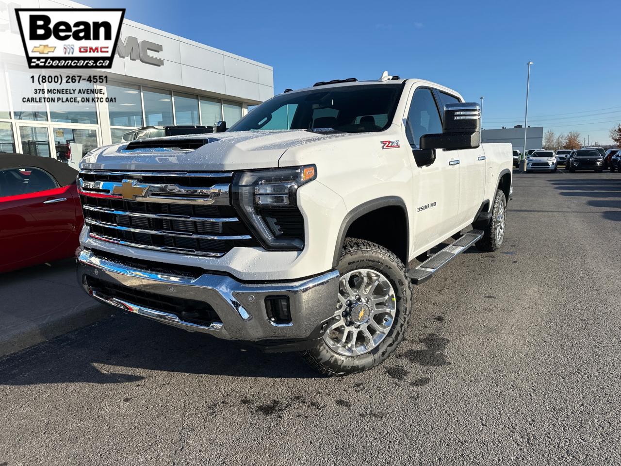 New 2025 Chevrolet Silverado 3500HD LTZ DURAMAX 6.6L V8 TURBO DIESEL WITH REMOTE START/ENTRY, HEATED SEATS, VENTILATED SEATS, HEATED STEERING WHEEL, HD SURROUND VISION, BOSE SOUND SYSTEM, APPLE CARPLAY AND ANDROID AUTO for sale in Carleton Place, ON