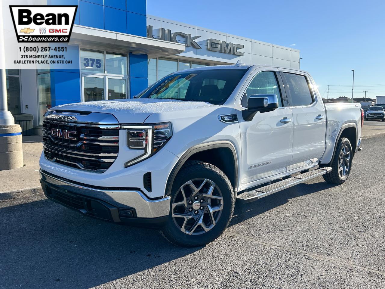 New 2025 GMC Sierra 1500 SLT 3.0L DURAMAX WITH REMOTE START/ENTRY, HEATED SEATS, HEATED STEERING WHEEL, VENTILATED SEATS, ADAPTIVE CRUISE CONTROL, BOSE SPEAKER SYSTEM for sale in Carleton Place, ON