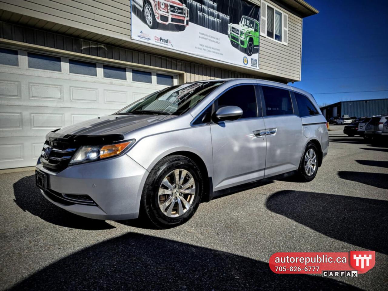 Used 2015 Honda Odyssey EX-L Certified One Owner No Accidents Loaded for sale in Orillia, ON