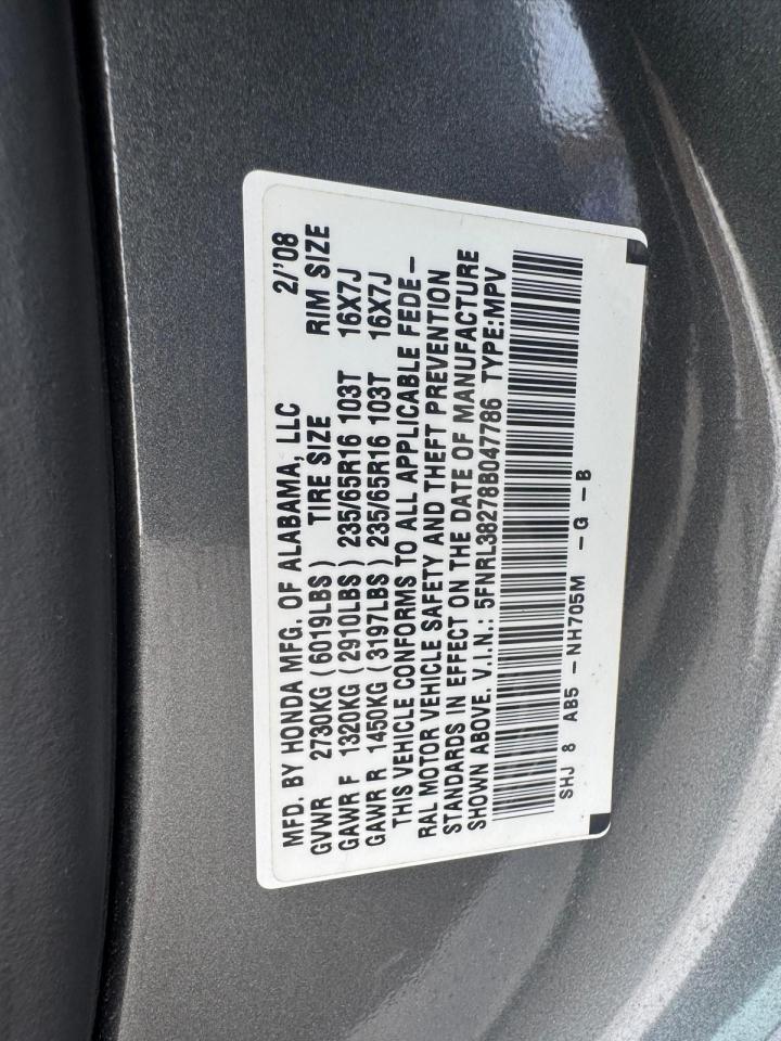 2008 Honda Odyssey LX, 7 PASSENGER, ONLY 186KMS, MINIVAN, CERTIFIED - Photo #16