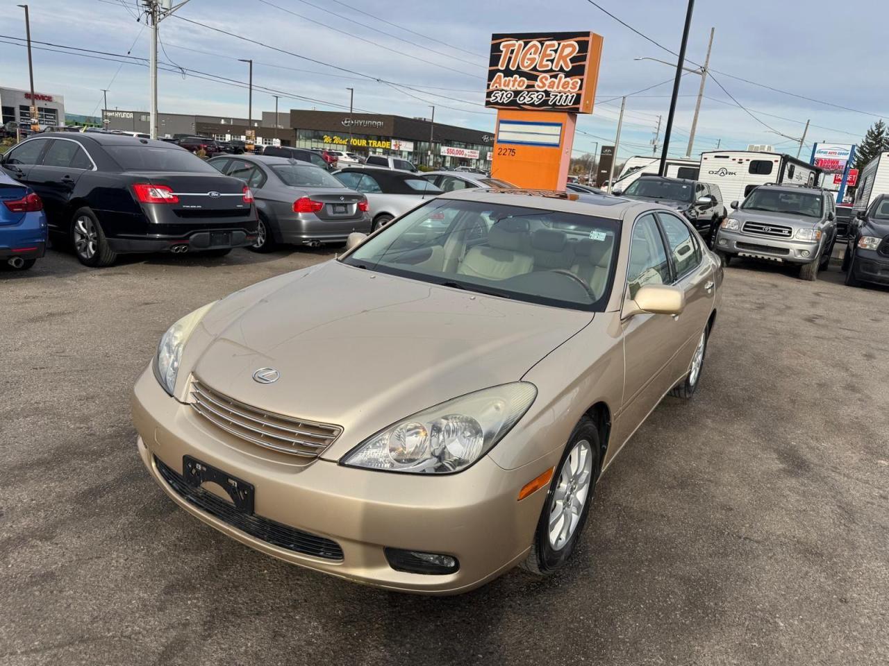 Used 2003 Lexus ES 300 LOADED, LEATHER, ONLY 72,000KMS, CERTIFIED for sale in London, ON