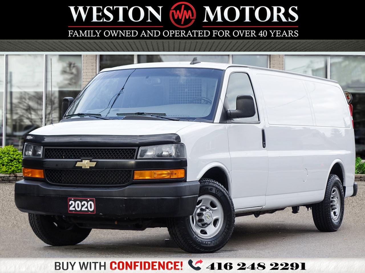 Used 2020 Chevrolet Express 2500 4.3L*REV CAM*EXTENDED*POWER GROUP*SHELVING* for sale in Toronto, ON