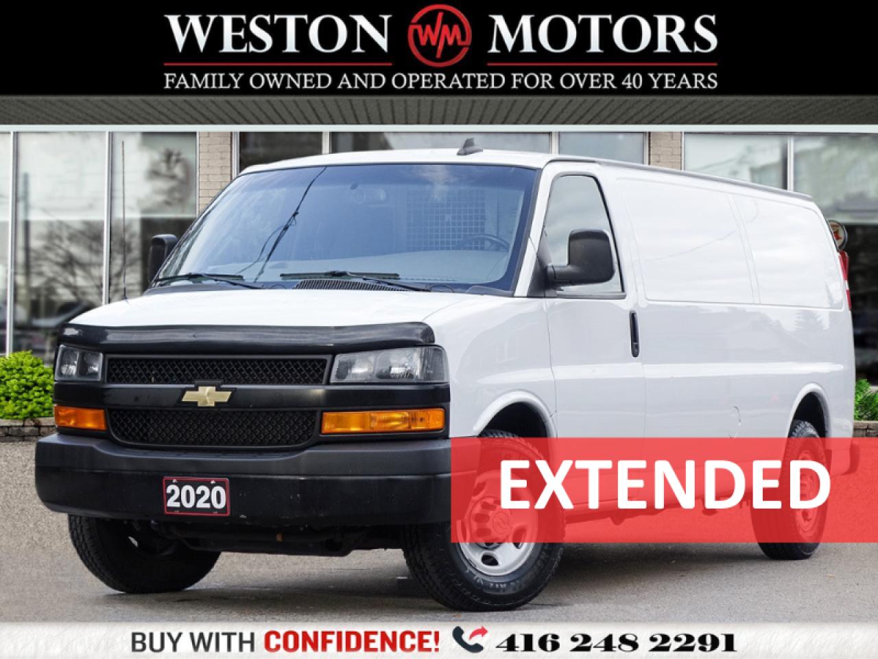 Used 2020 Chevrolet Express 2500 4.3L*REV CAM*EXTENDED*POWER GROUP*SHELVING* for sale in Toronto, ON