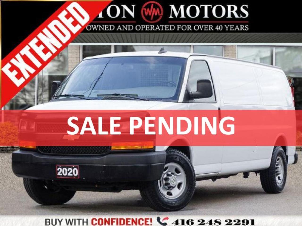 2020 Chevrolet Express 2500 4.3L*REV CAM*EXTENDED*POWER GROUP*SHELVING*