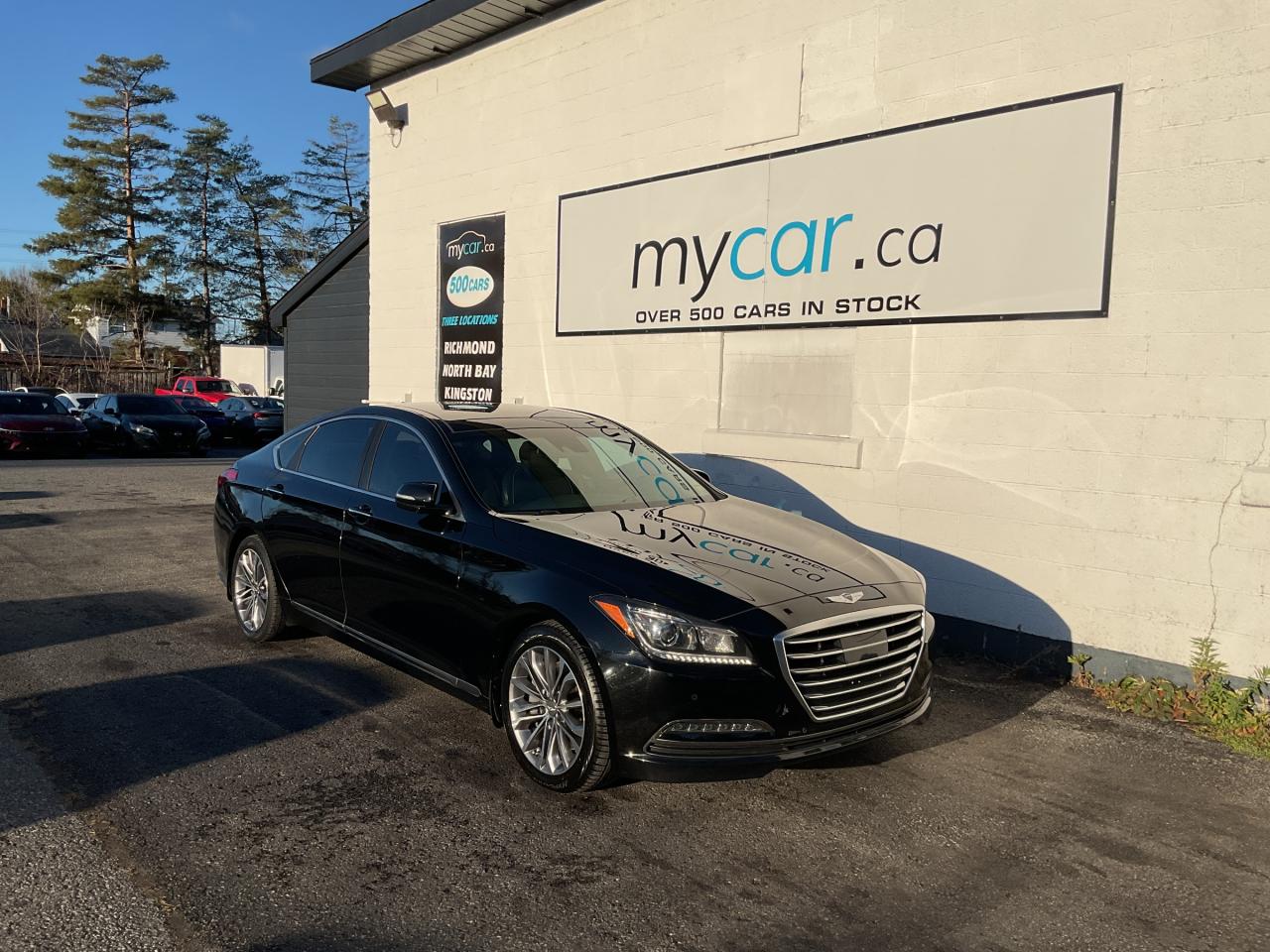 Used 2015 Hyundai Genesis 3.8 Premium 3.8L PREMIUM AWD!!! BACKUP CAM. BLUETOOTH. A/C. CRUISE. PWR GROUP. PERFECT FOR YOU!!! for sale in North Bay, ON