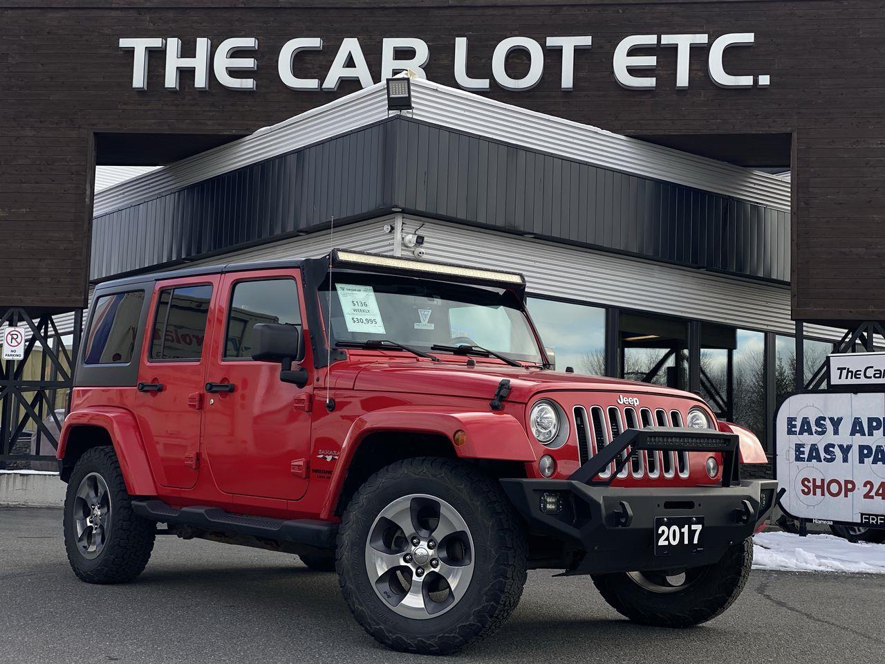 Used 2017 Jeep Wrangler Unlimited Sahara 4X4 for sale in Sudbury, ON