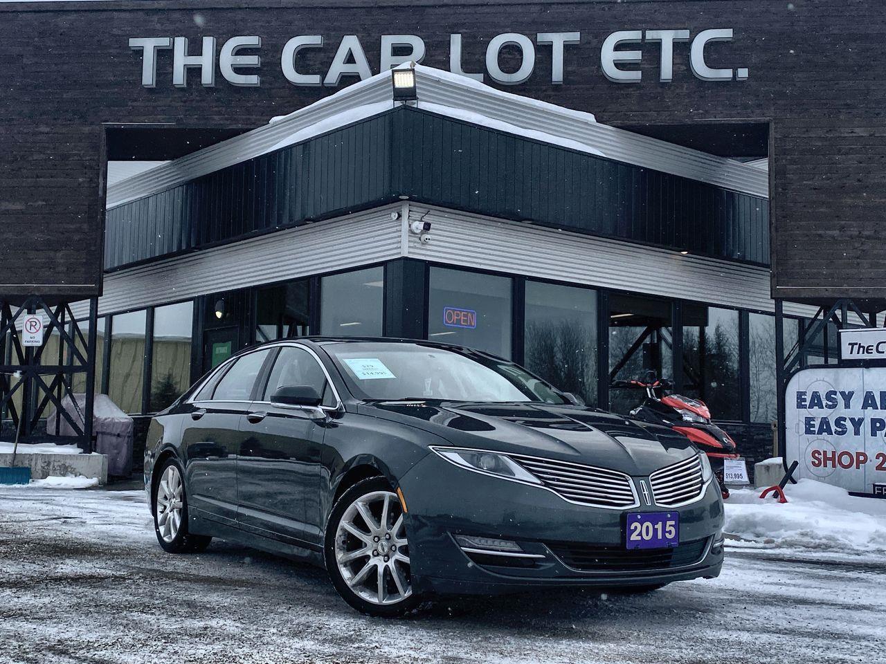 Used 2015 Lincoln MKZ SIRIUS XM, BACK UP CAM, HEATED LEATHER SEATS, SUNROOF, CRUISE CONTROL, BLUETOOTH!! for sale in Sudbury, ON