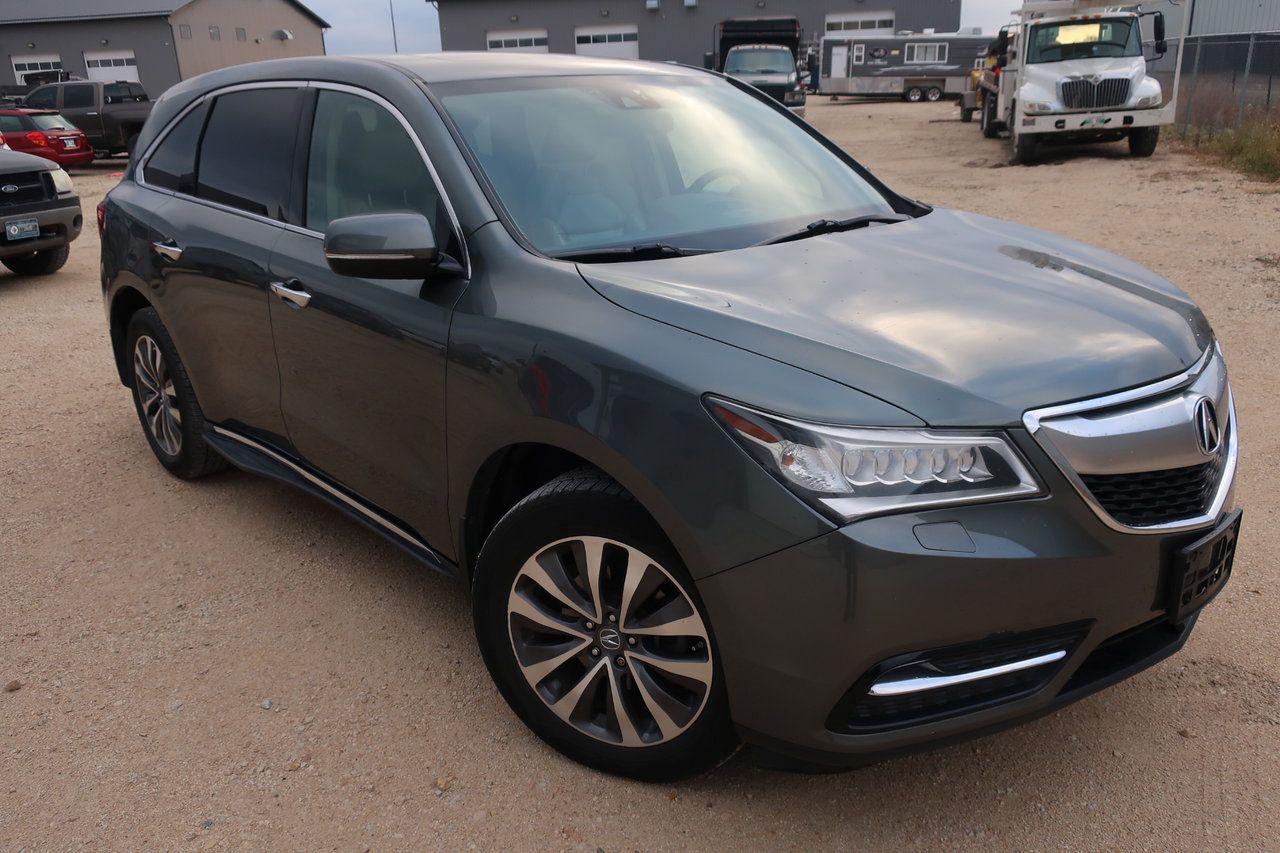 Used 2014 Acura MDX 7 seater  luxury SUV AWD 6 cyl Navigation Package only 170,000 km for sale in West Saint Paul, MB