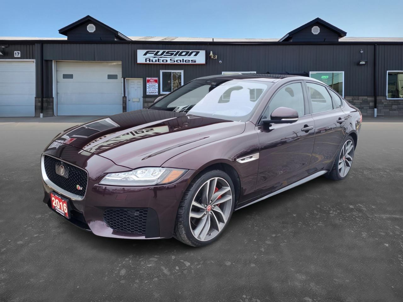 Used 2016 Jaguar XF S-AWD-380HP-LEATHER-SUNROOF-NAVIGATION-HEATED SEAT for sale in Tilbury, ON