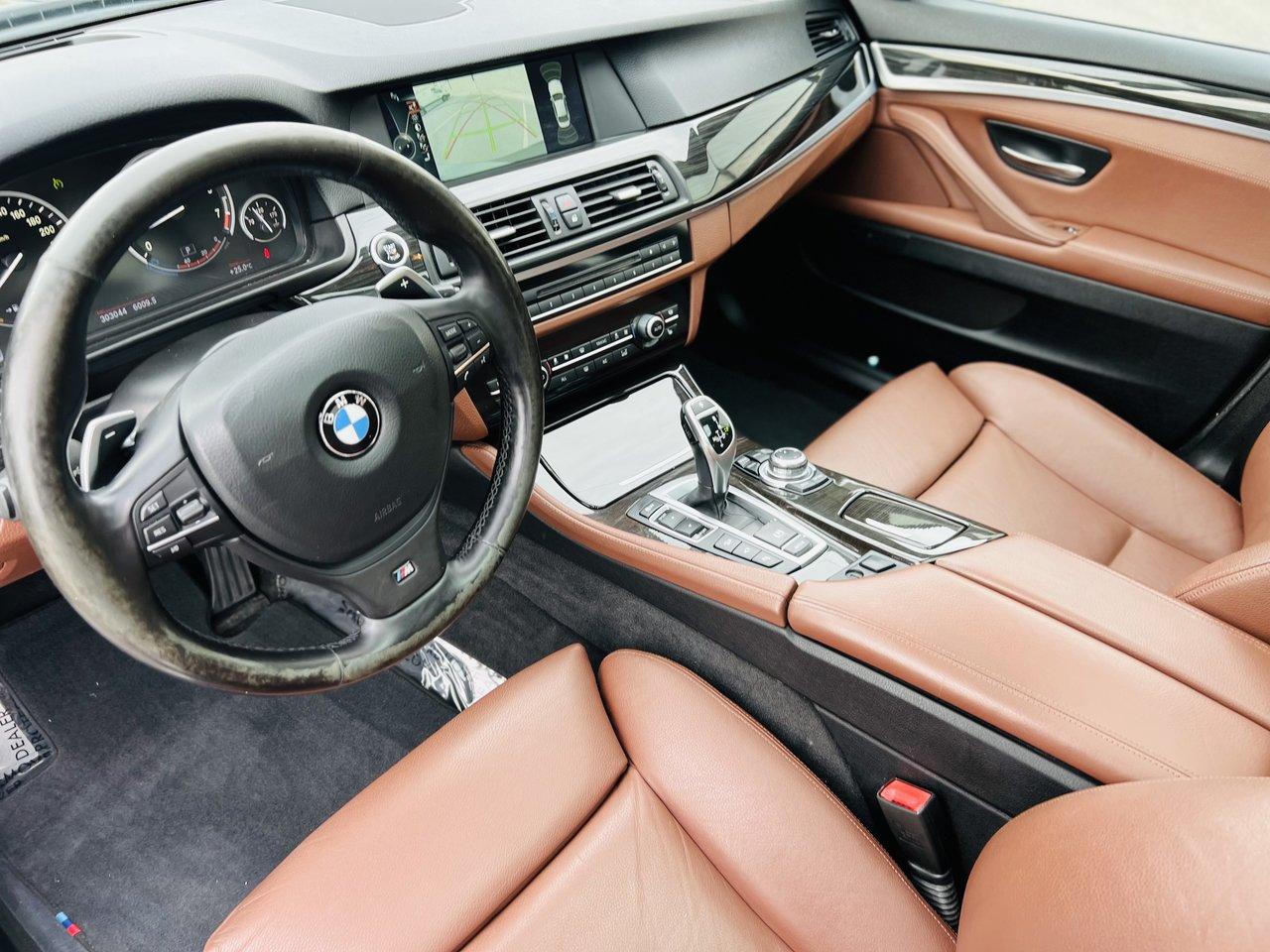 2013 BMW 5 Series 535i xDrive **BROWN LEATHER INTERIOR** - Photo #12