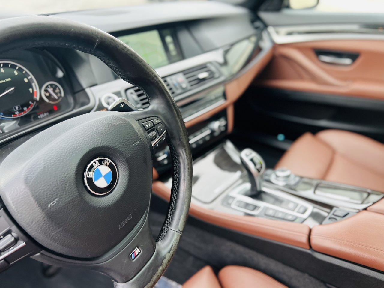 2013 BMW 5 Series 535i xDrive **BROWN LEATHER INTERIOR** - Photo #13