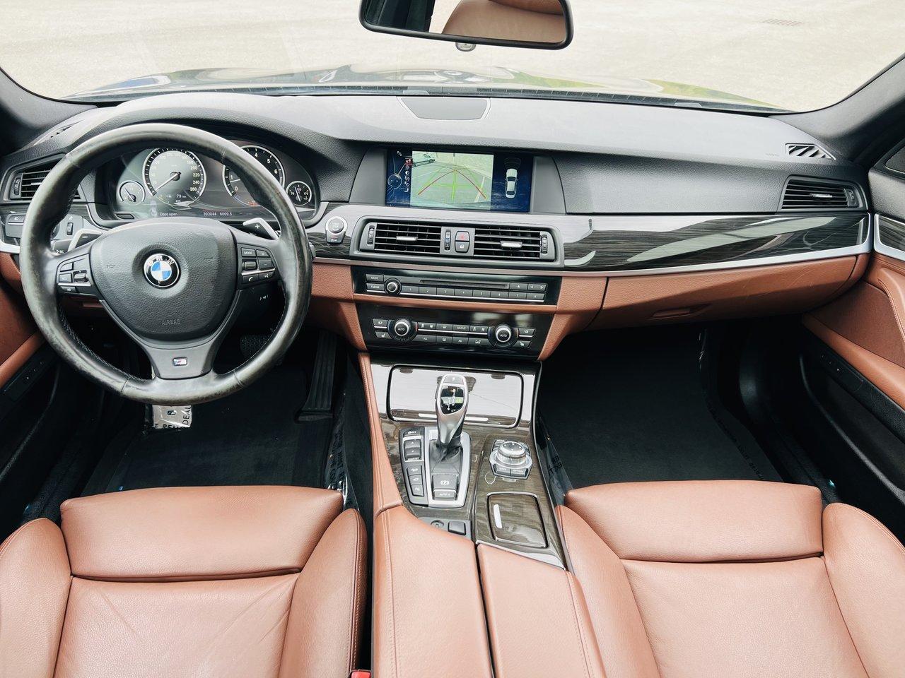 2013 BMW 5 Series 535i xDrive **BROWN LEATHER INTERIOR** - Photo #11