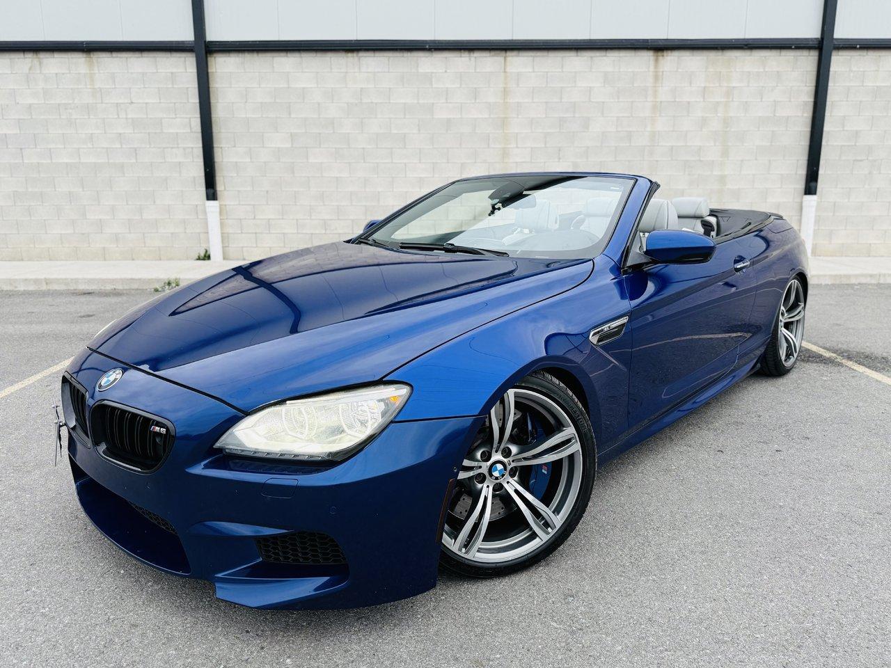 2012 BMW M6 CONVERTIBLE **SAN MARINO BLUE METALLIC PAINT**