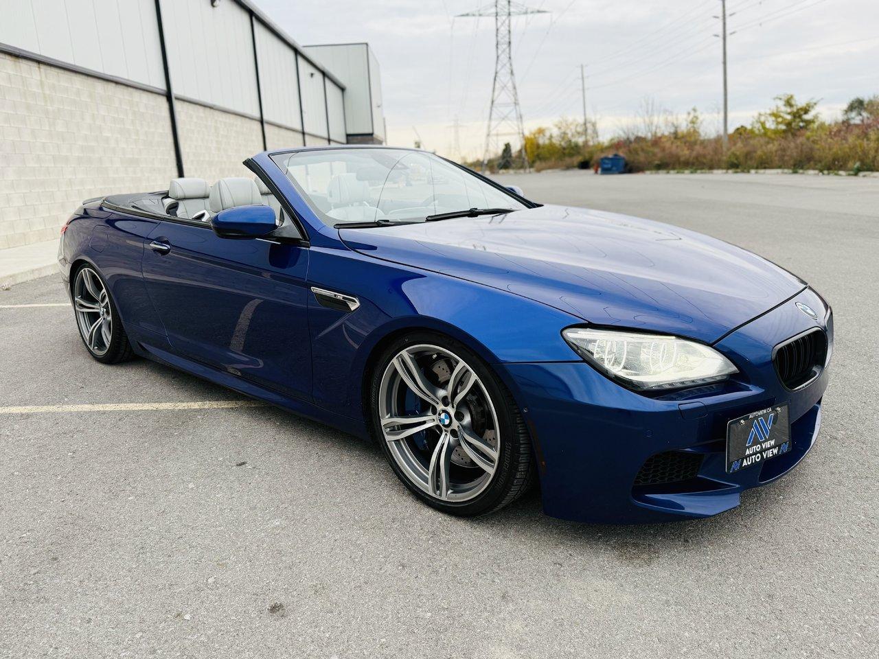 2012 BMW M6 CONVERTIBLE **SAN MARINO BLUE METALLIC PAINT** Photo2