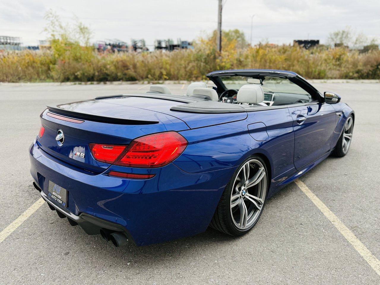 2012 BMW M6 CONVERTIBLE **SAN MARINO BLUE METALLIC PAINT** Photo4
