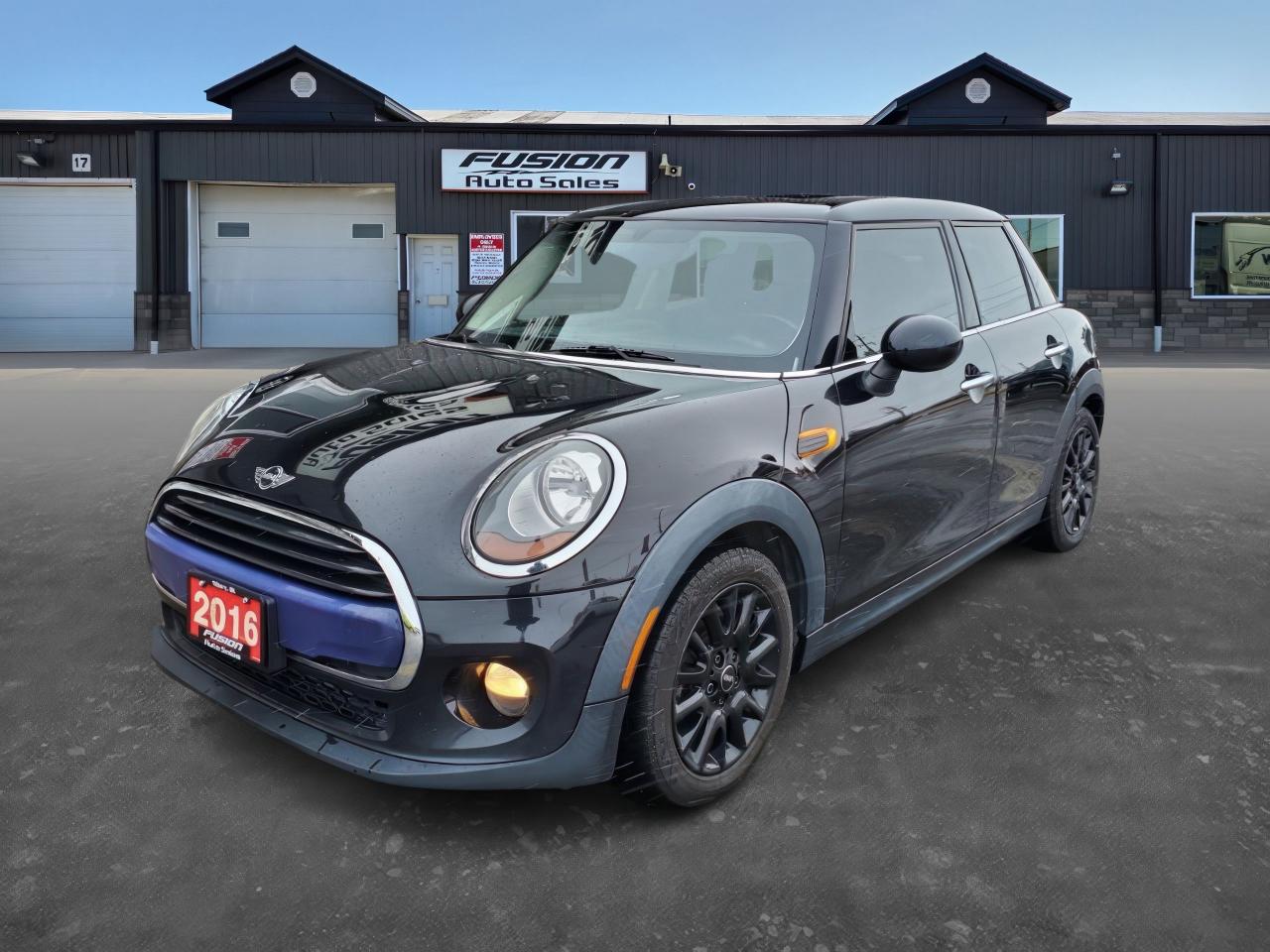 2016 MINI Cooper HB-6SP MANUAL-SUNROOF-LEATHER-BLUETOOTH