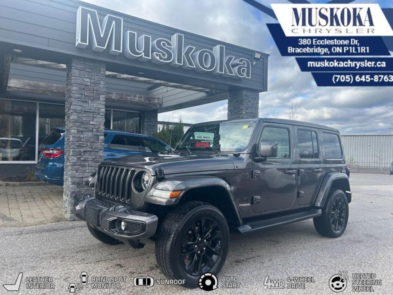 Used 2021 Jeep Wrangler Unlimited High Altitude for sale in Bracebridge, ON