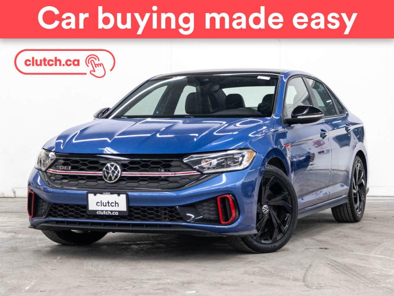 Used 2023 Volkswagen Jetta GLI DSG w/ Apple CarPlay & Android Auto, Power Sunroof, Rearview Cam for sale in Toronto, ON