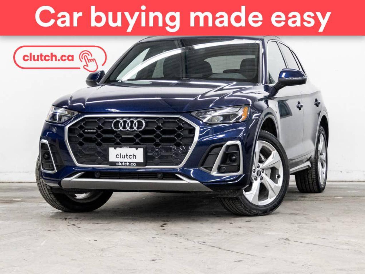 Used 2022 Audi Q5 Progressiv AWD w/ Apple CarPlay & Android Auto, Panoramic Sunroof, Nav for sale in Toronto, ON