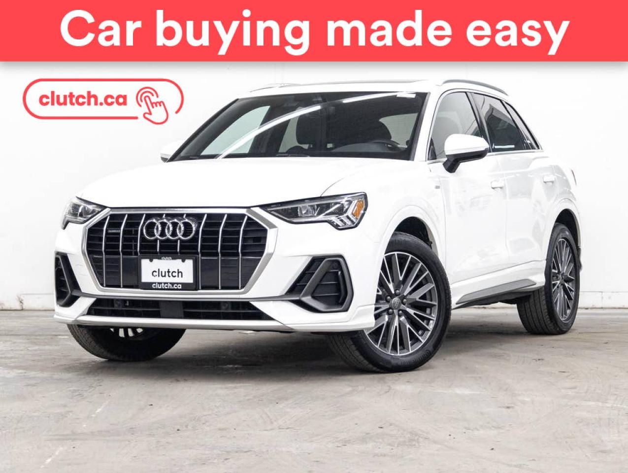 Used 2020 Audi Q3 Progressiv AWD w/ Apple CarPlay & Android Auto, Panoramic Moonroof, Rearview  Cam for sale in Toronto, ON