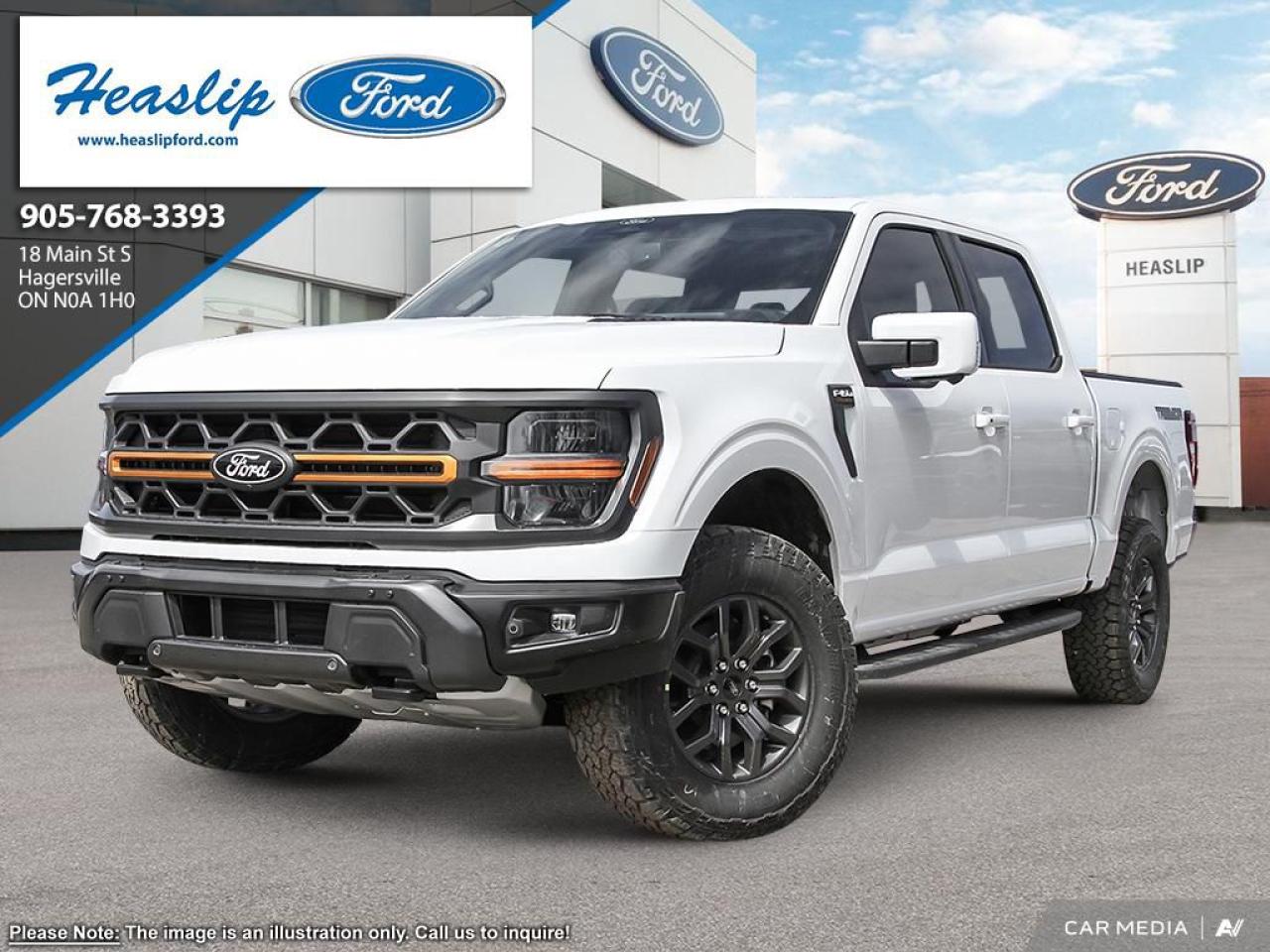 <p>Get ready to conquer any terrain with this brand new 2025 Ford F-150 Tremor, available now at Heaslip Ford! This powerful pickup truck is decked out in a sleek Space White Metallic exterior, making a statement wherever you go.  Step inside and experience the luxurious comfort of the unique leather 40/console/40 seating, perfect for long drives or hauling your crew.</p>
<p>The Tremor package adds a host of off-road capabilities, including a 5.0L V8 engine, 3.73 electronic locking rear axle, and 275/70R18 all-terrain tires.  This truck is ready to tackle any challenge, whether youre navigating rough trails or towing heavy loads.</p>
<p>But the Tremor doesnt just offer power and capability, it also boasts a host of premium features.  Enjoy the convenience of a wireless charging pad, stay connected with the mobile office package, and experience the immersive sound of the B&O Unleashed sound system.</p>
<p><strong>Here are 5 features that will make you want to get behind the wheel:</strong></p>
<ul>
<li><strong>Tremor Package:</strong>  This package includes everything you need to conquer any terrain, from the powerful 5.0L V8 engine to the 3.73 electronic locking rear axle.</li>
<li><strong>Unique Leather 40/Console/40 Seating:</strong>  Experience ultimate comfort and style with this luxurious seating configuration.</li>
<li><strong>B&O Unleashed Sound System:</strong>  Immerse yourself in the rich, powerful sound of this 14-speaker system.</li>
<li><strong>Wireless Charging Pad:</strong>  Keep your devices charged and ready to go without the hassle of cords.</li>
<li><strong>Mobile Office Package:</strong>  Stay connected and productive on the go with this comprehensive package.</li>
</ul>
<p>Visit Heaslip Ford today to experience the power and luxury of the 2025 Ford F-150 Tremor for yourself!</p>
<p><em>Powered by AutoIntelligence™ AI</em></p>
