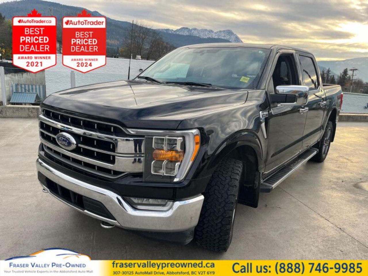 Used 2021 Ford F-150 Lariat  2.7L V6 Eco, Full Load, FX4, Clean for sale in Abbotsford, BC