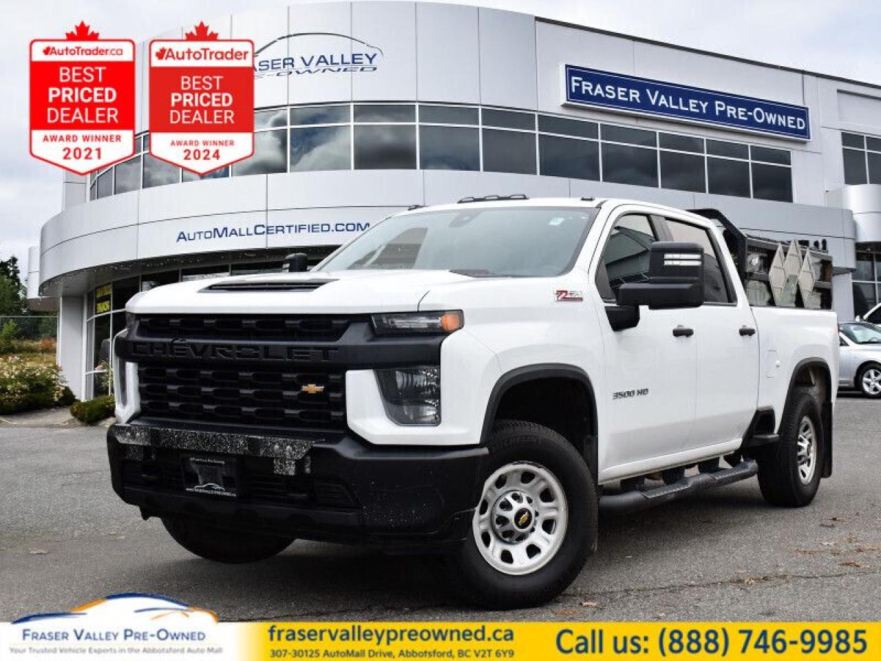 Used 2021 Chevrolet Silverado 3500HD Z71, Gas, Power Lift for sale in Abbotsford, BC