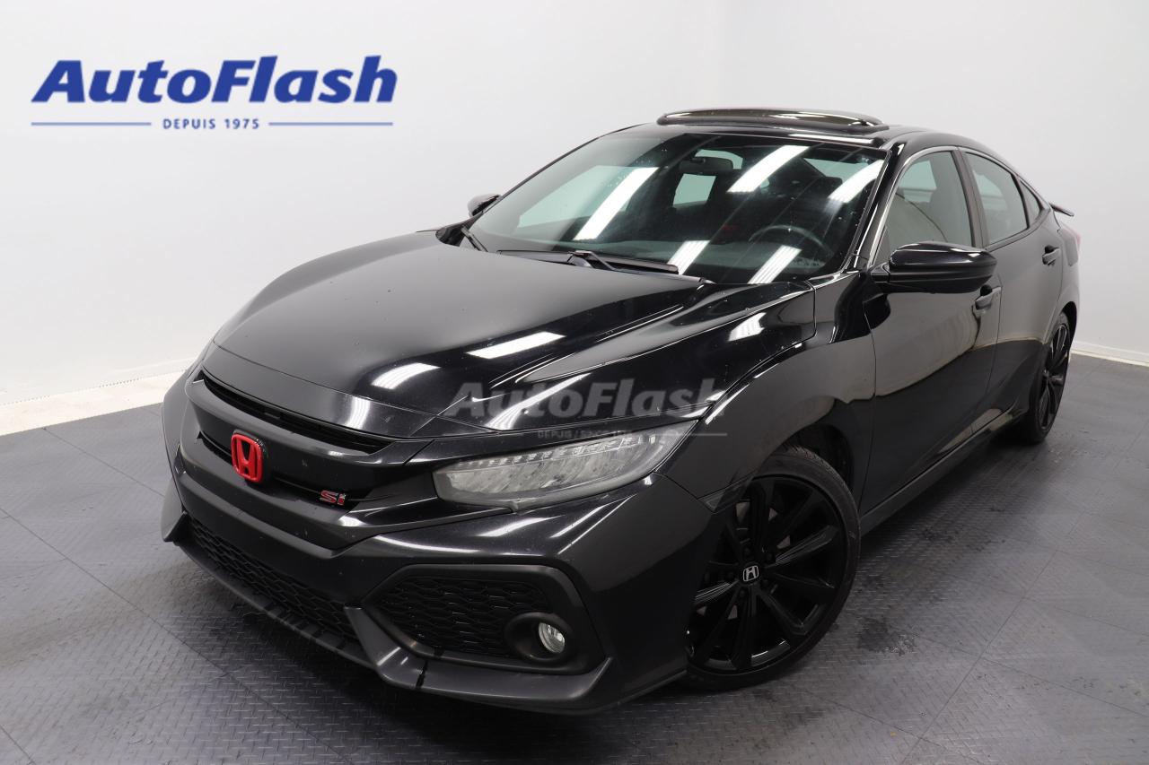 Used 2019 Honda Civic SI Sedan SI, 205HP, TURBO, CARPLAY, CAMERA, TOIT OUVRANT for sale in Saint-Hubert, QC