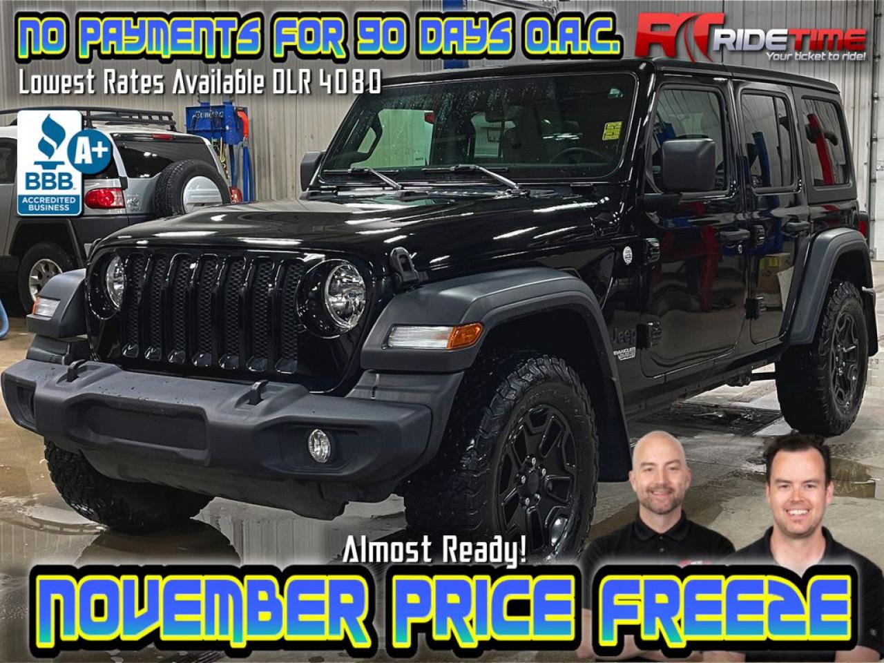 Used 2021 Jeep Wrangler UNLIMITED SPORT for sale in Winnipeg, MB