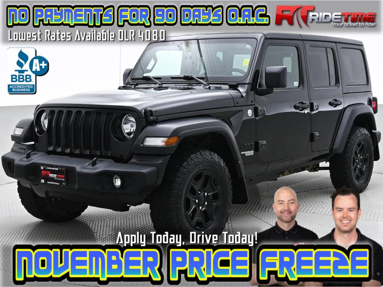 Used 2021 Jeep Wrangler UNLIMITED SPORT for sale in Winnipeg, MB