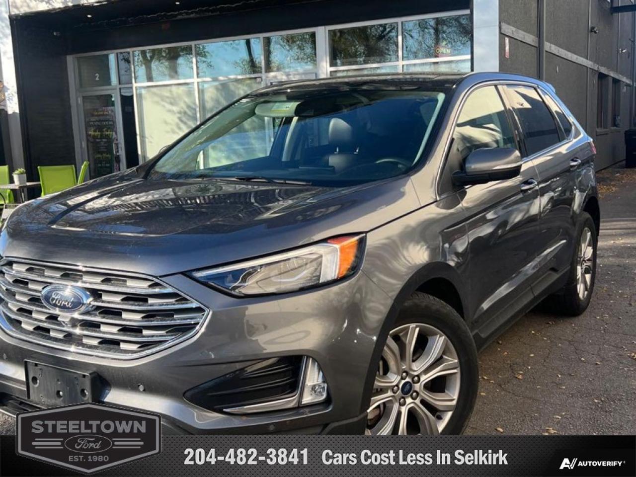 Used 2022 Ford Edge Titanium  - Leather Seats -  Premium Audio for sale in Selkirk, MB